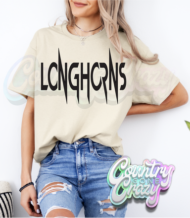 LONGHORNS /// HARD ROCK /// T-SHIRT-Country Gone Crazy-Country Gone Crazy