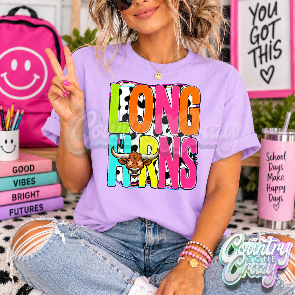 LONGHORNS ** COLOR POP ** T-SHIRT