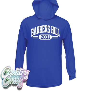 BH Class of 2031 - Long Sleeve Hooded Dri-Fit-BAW-Country Gone Crazy