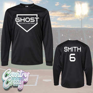 GHOST Fastpitch Softball - Long Sleeve Performance-C2 Sport-Country Gone Crazy