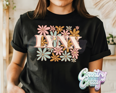 Lynx • Blooming Boho • T-Shirt-Country Gone Crazy-Country Gone Crazy