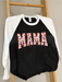 MAMA (FLASH SALE) •• White Sleeves / Black Body - Tultex Raglan-Country Gone Crazy-Country Gone Crazy