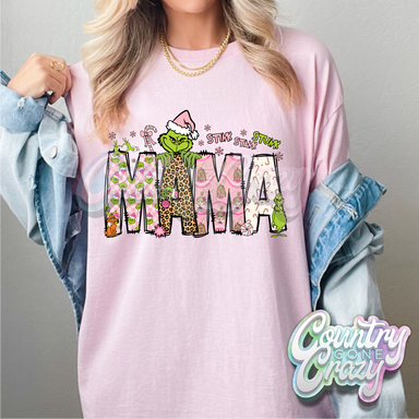 Mama - Pink Grinch - T-Shirt-Country Gone Crazy-Country Gone Crazy