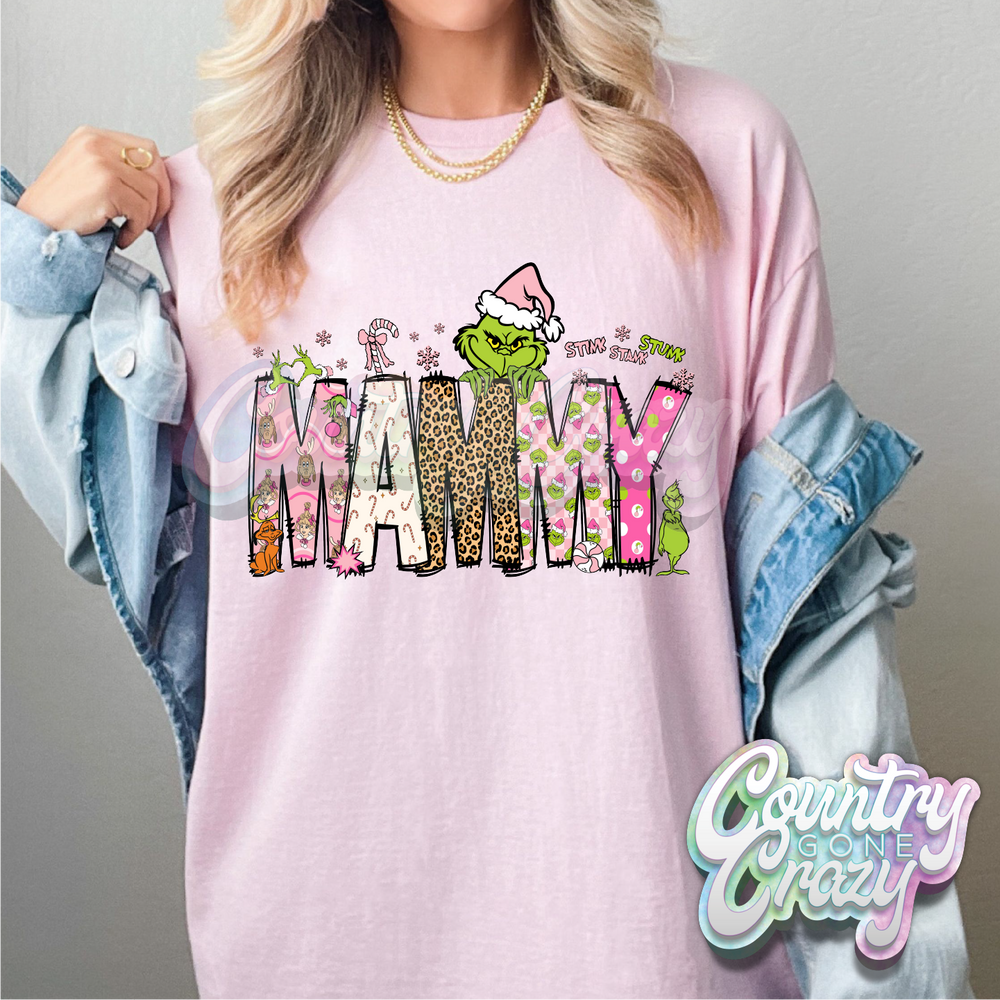 Mammy - Pink Grinch - T-Shirt-Country Gone Crazy-Country Gone Crazy