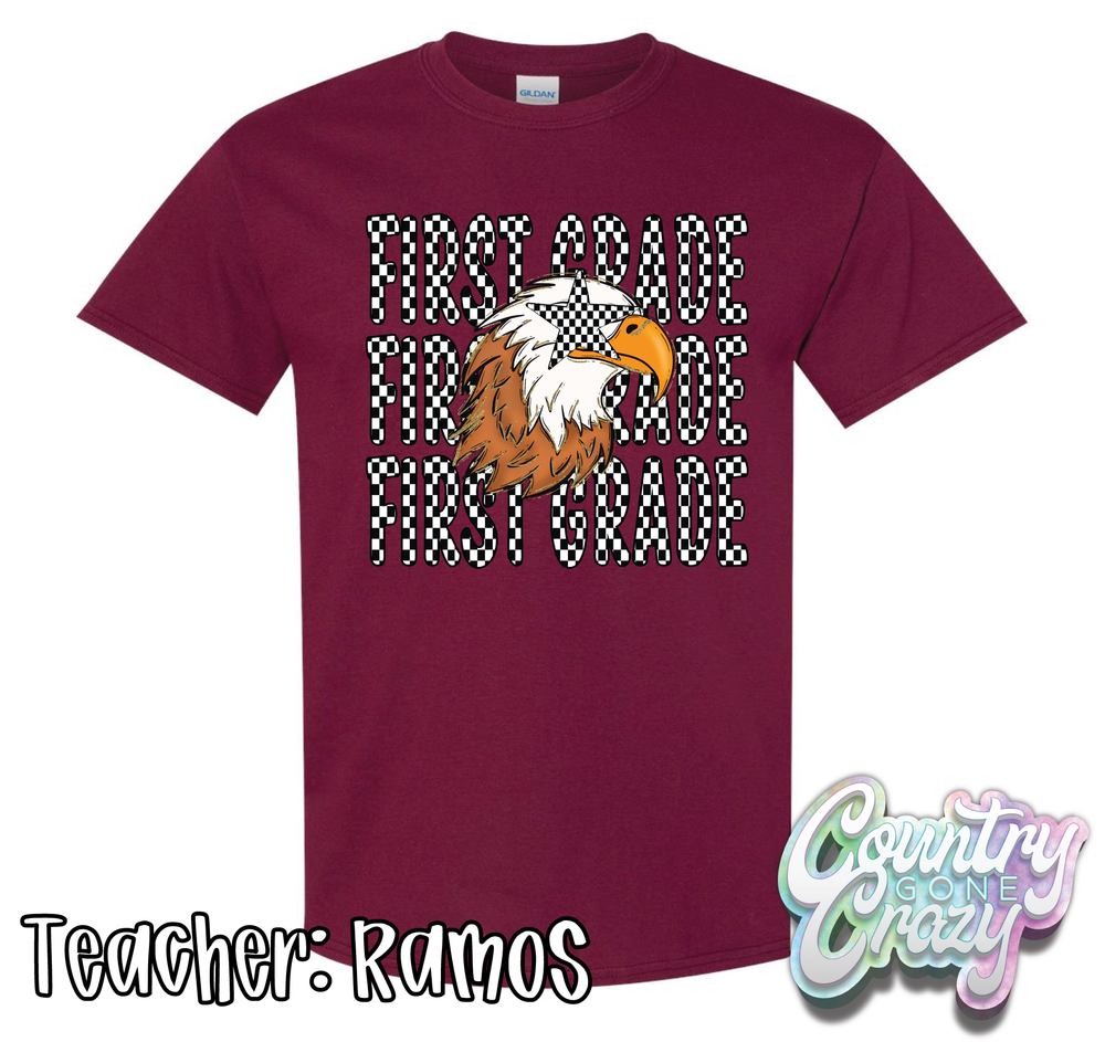 TEACHER: RAMOS // ESS FIRST GRADE CLASS SHIRT-Country Gone Crazy-Country Gone Crazy