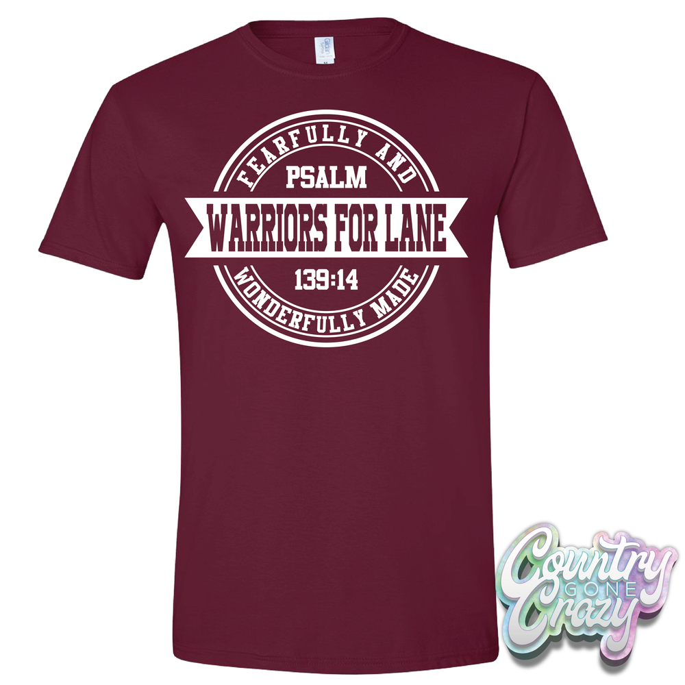 Warriors for Lane T-Shirt-Country Gone Crazy-Country Gone Crazy