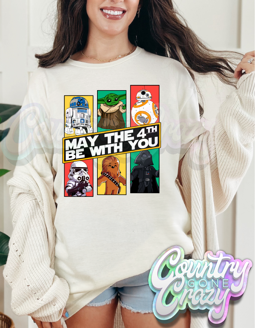 May The 4th Be With You - Star Wars T-Shirt-Country Gone Crazy-Country Gone Crazy