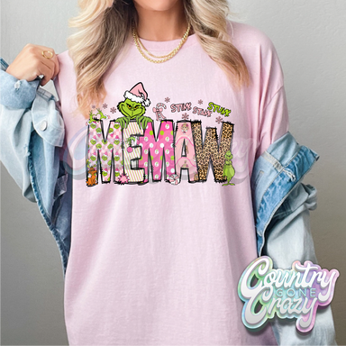 Memaw - Pink Grinch - T-Shirt-Country Gone Crazy-Country Gone Crazy