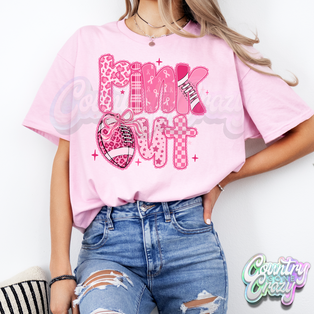 PINK OUT // T-Shirt-Country Gone Crazy-Country Gone Crazy