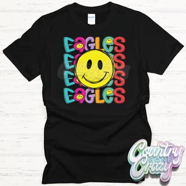 Eagles Smiley T-Shirt-Country Gone Crazy-Country Gone Crazy