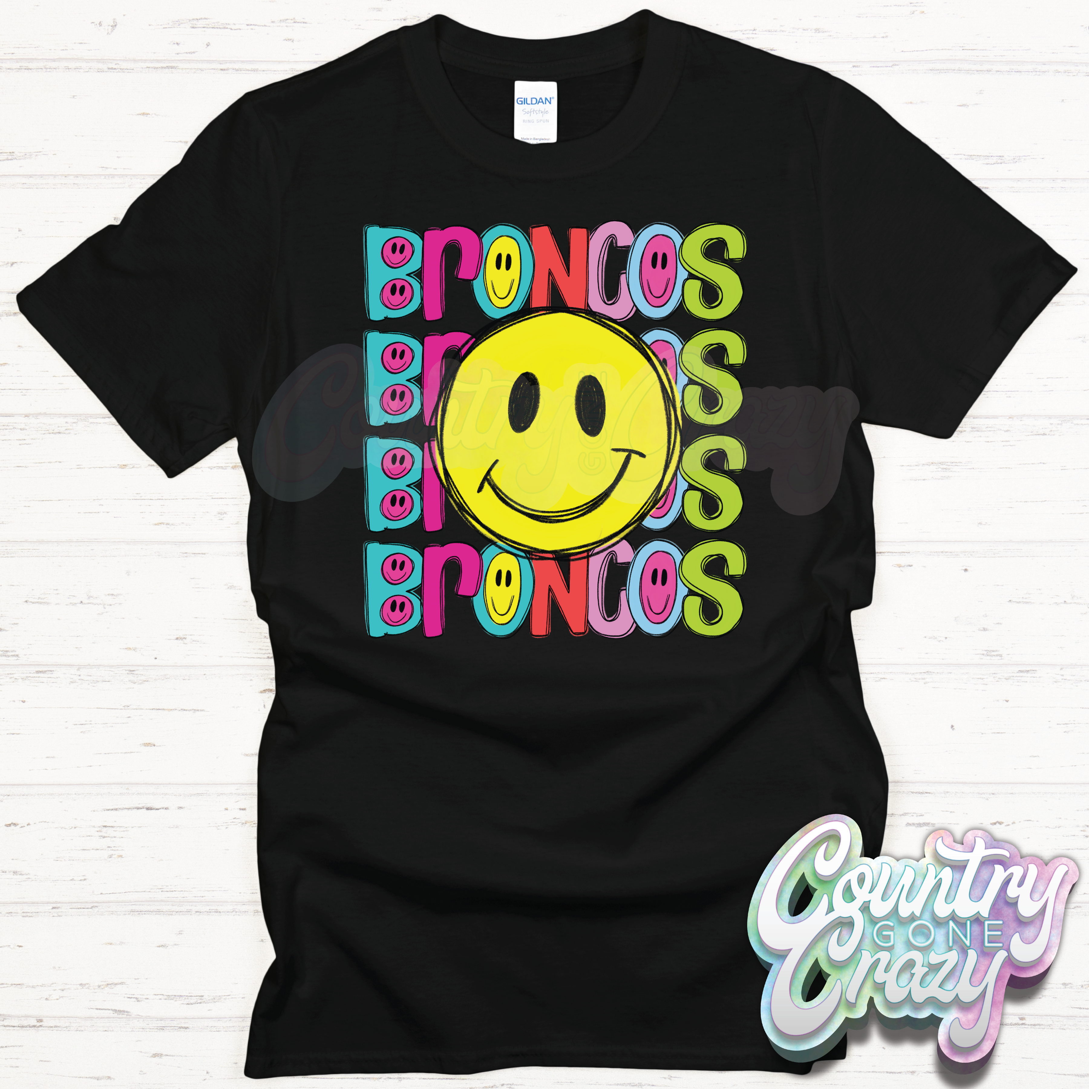 Broncos Smiley T-Shirt