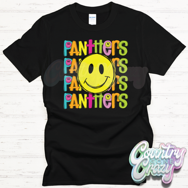 Panthers Smiley T-Shirt-Country Gone Crazy-Country Gone Crazy