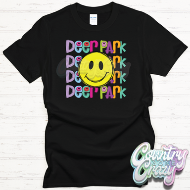 Deer Park Smiley T-Shirt-Country Gone Crazy-Country Gone Crazy