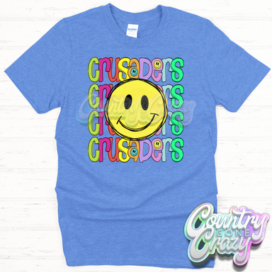 Crusaders Smiley T-Shirt-Country Gone Crazy-Country Gone Crazy