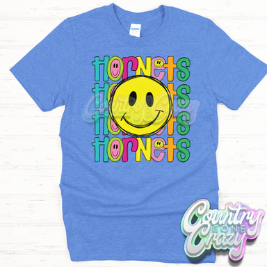 Hornets Smiley T-Shirt-Country Gone Crazy-Country Gone Crazy