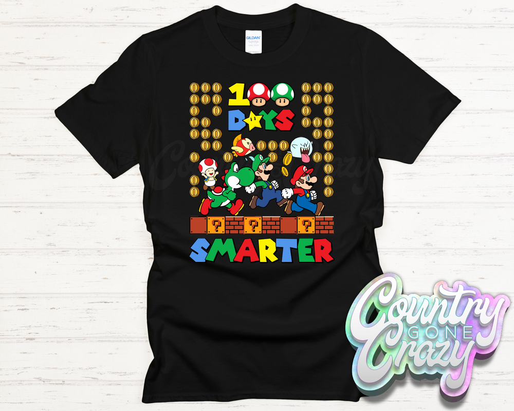 100 Days Smarter // T-Shirt-Country Gone Crazy-Country Gone Crazy