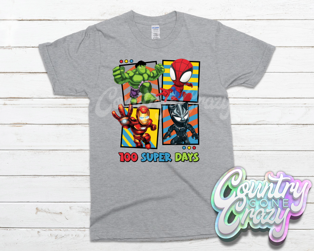 100 Super Days of School - T-Shirt-Country Gone Crazy-Country Gone Crazy