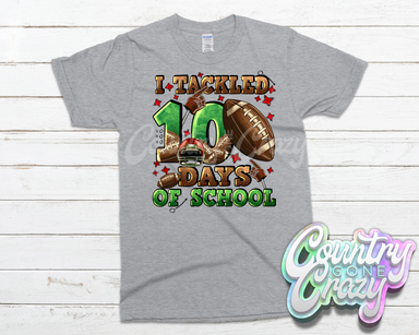 I Tackled 100 Days - T-Shirt-Country Gone Crazy-Country Gone Crazy