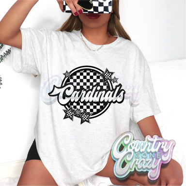 CARDINALS ■ CHECKERBOARD ■ T-Shirt-Country Gone Crazy-Country Gone Crazy