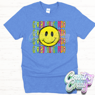 Crosby Church MDO Smiley T-Shirt-Country Gone Crazy-Country Gone Crazy