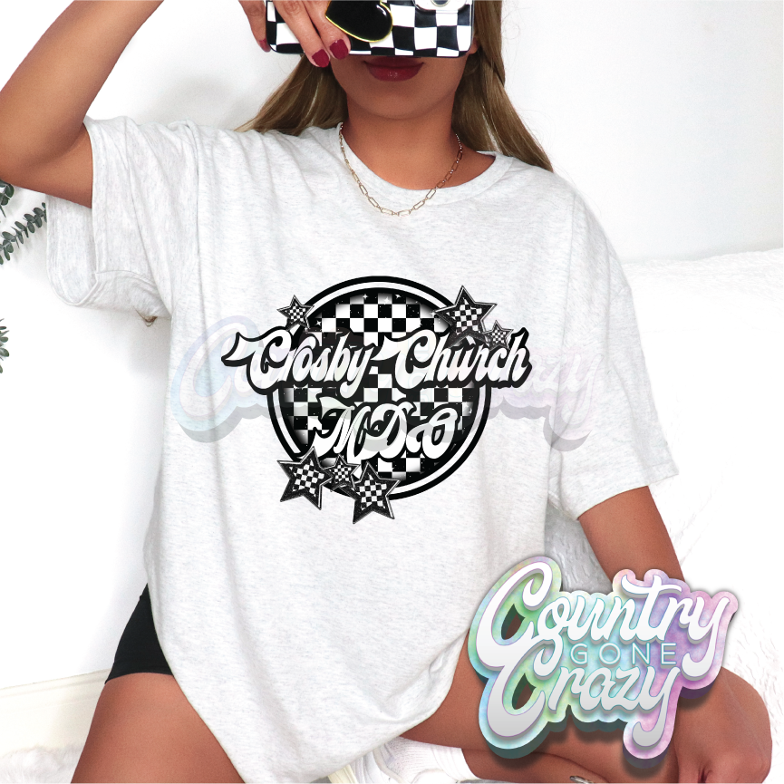 CROSBY CHURCH MDO ■ CHECKERBOARD ■ T-Shirt