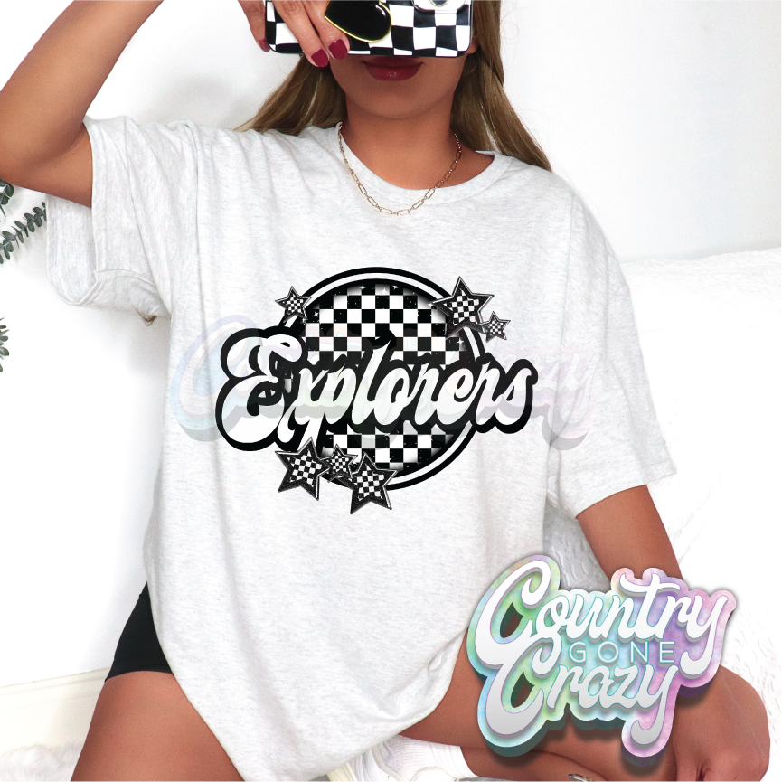 EXPLORERS ■ CHECKERBOARD ■ T-Shirt