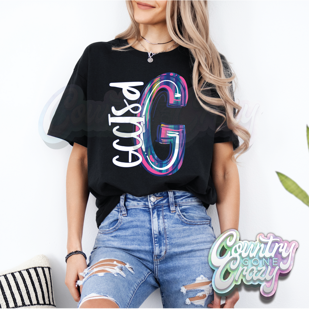 GCCISD • Water Color • T-Shirt-Country Gone Crazy-Country Gone Crazy