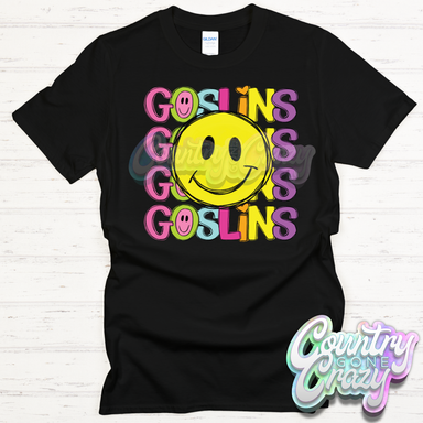 Goslins Smiley T-Shirt-Country Gone Crazy-Country Gone Crazy