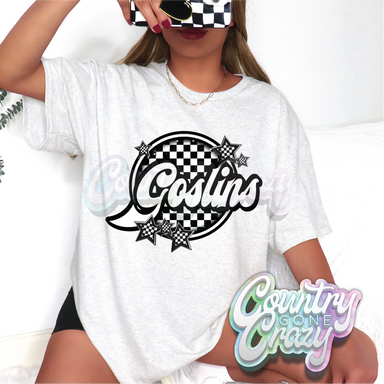 GOSLINS ■ CHECKERBOARD ■ T-Shirt-Country Gone Crazy-Country Gone Crazy