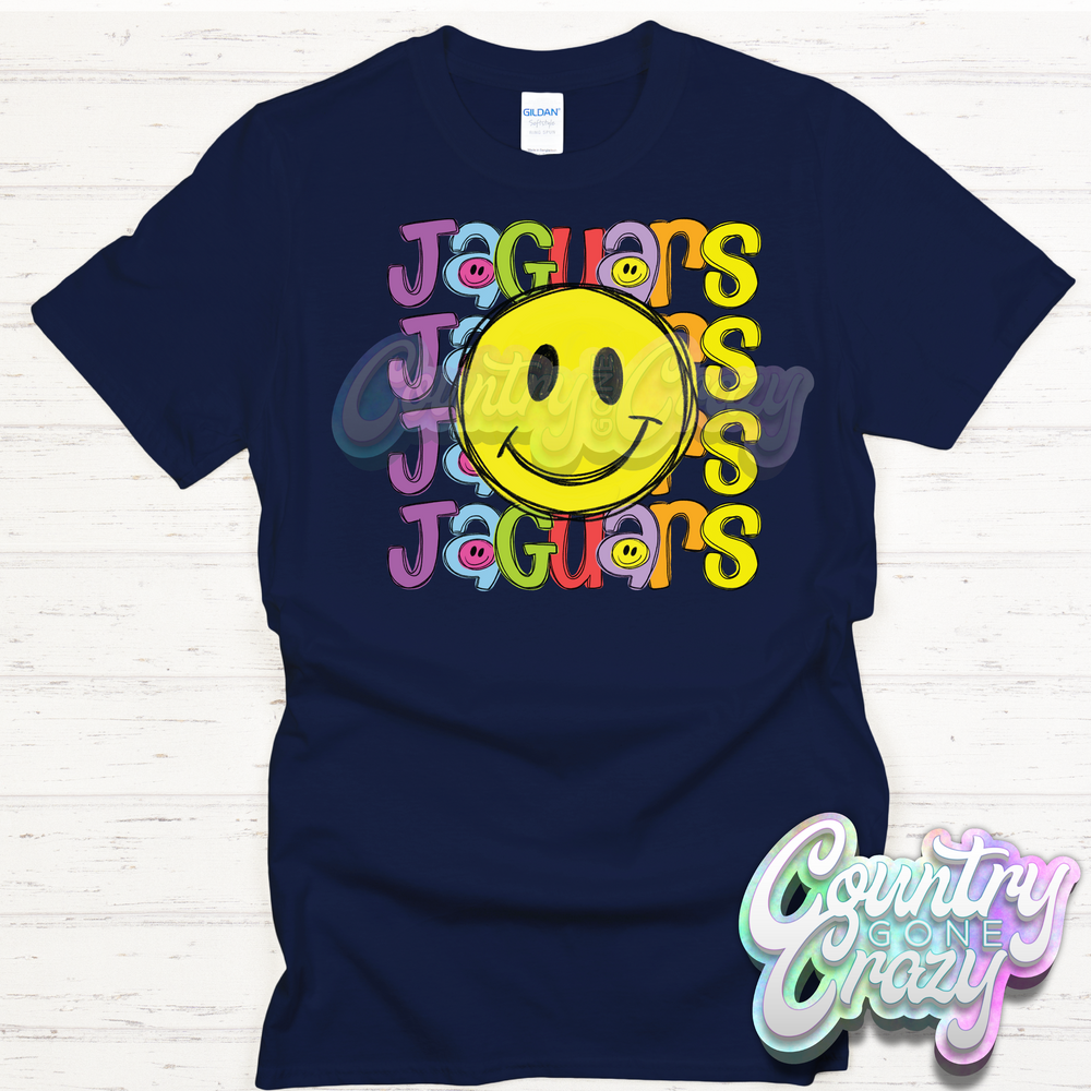 Jaguars Smiley T-Shirt-Country Gone Crazy-Country Gone Crazy