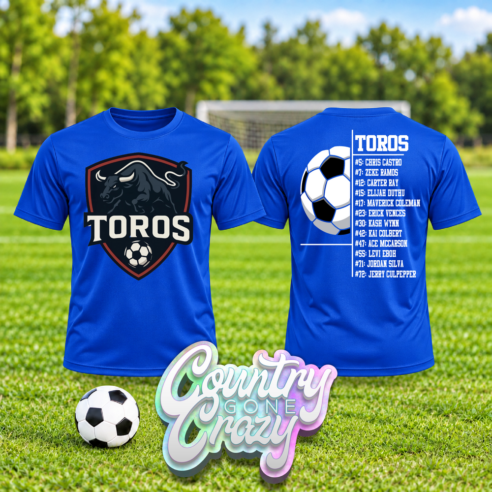 TOROS // ROSTER // DRY-FIT-Port & Company-Country Gone Crazy
