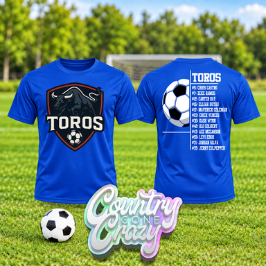 TOROS // ROSTER // DRY-FIT-Port & Company-Country Gone Crazy