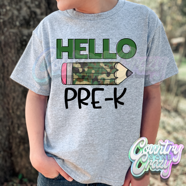 HELLO PRE-K CAMO PENCIL-Country Gone Crazy-Country Gone Crazy