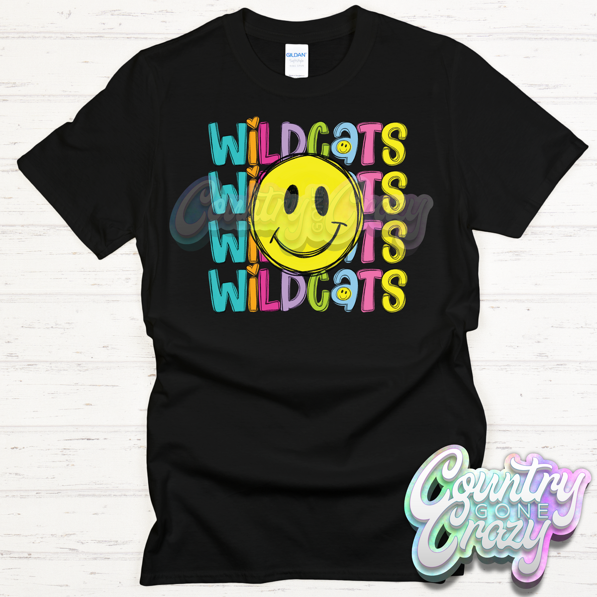 Wildcats Preppy Pink T-Shirt — Country Gone Crazy