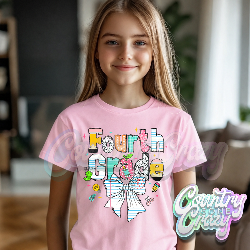 SPIRAL BOW // GRADE LEVEL // T-SHIRT