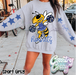 HORNETS • STAR CHEER• SWEATSHIRT •-Country Gone Crazy-Country Gone Crazy