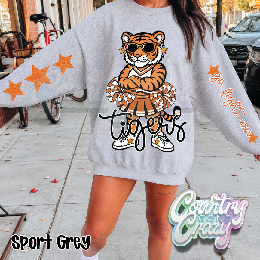 TIGERS • STAR CHEER• SWEATSHIRT •