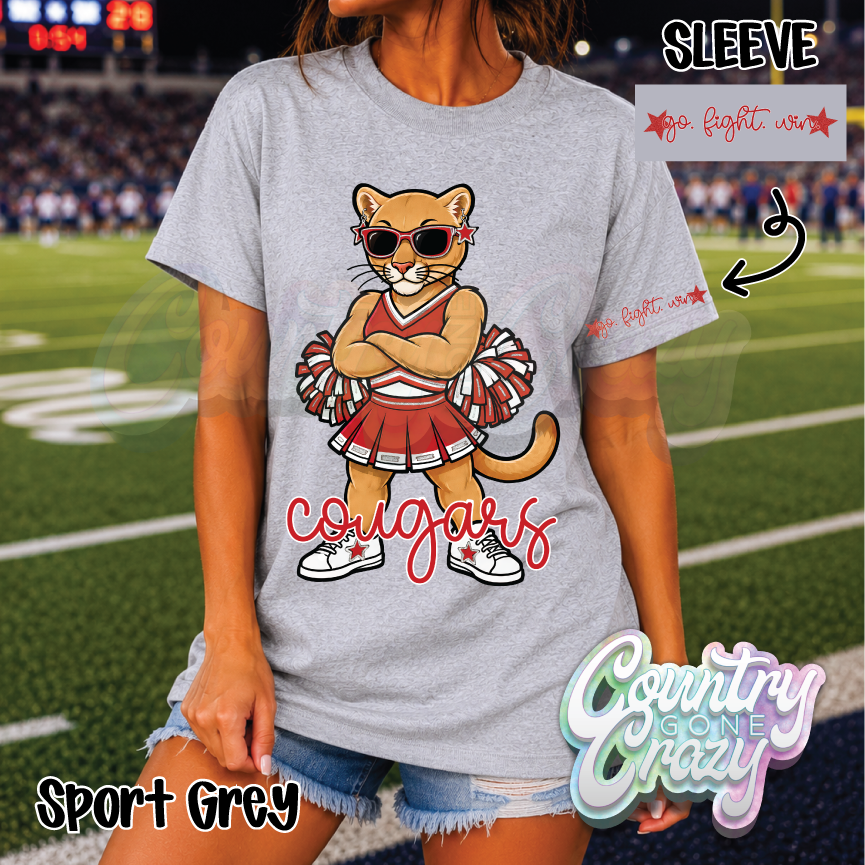COUGARS • STAR CHEER• T-SHIRT •