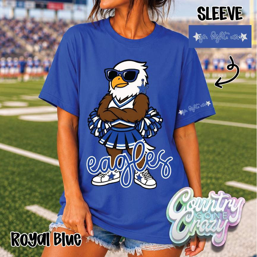 BLUE EAGLES • STAR CHEER• T-SHIRT •-Country Gone Crazy-Country Gone Crazy