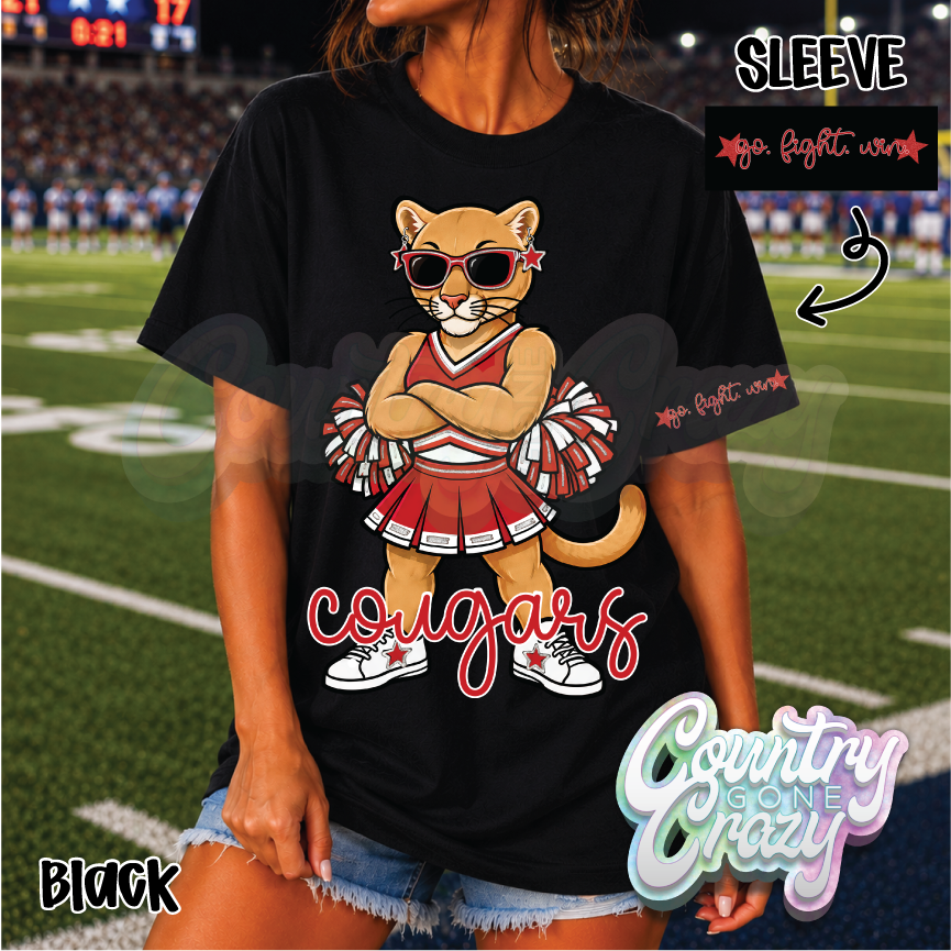 COUGARS • STAR CHEER• T-SHIRT •