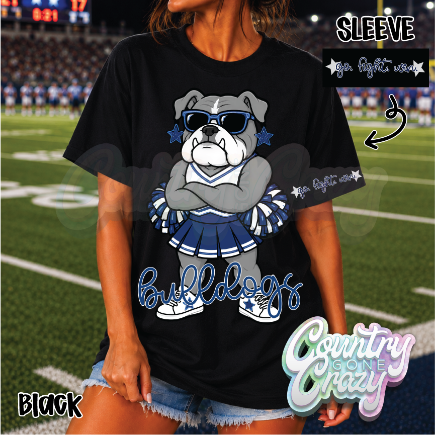 NAVY BULLDOGS • STAR CHEER• T-SHIRT •
