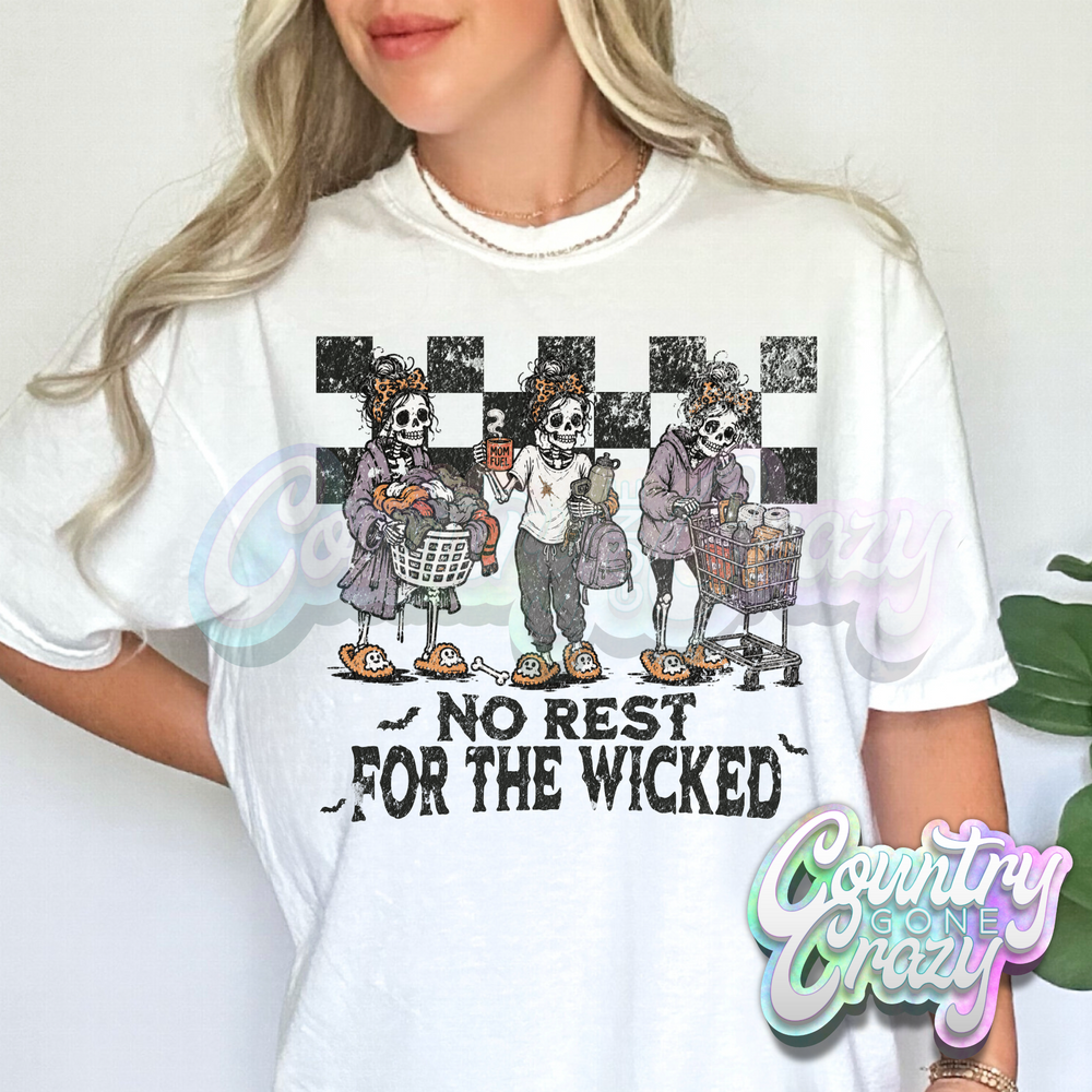 NO REST FOR THE WICKED BLACK WORDS