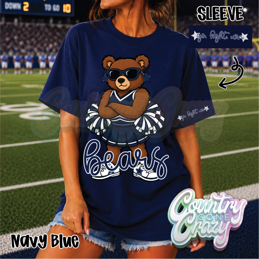 NAVY BEARS • STAR CHEER• T-SHIRT •
