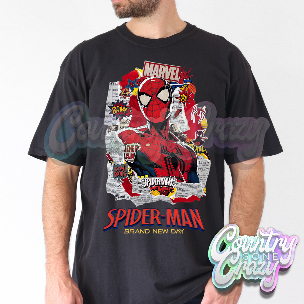 HUMAN SPIDER NEWSPAPER