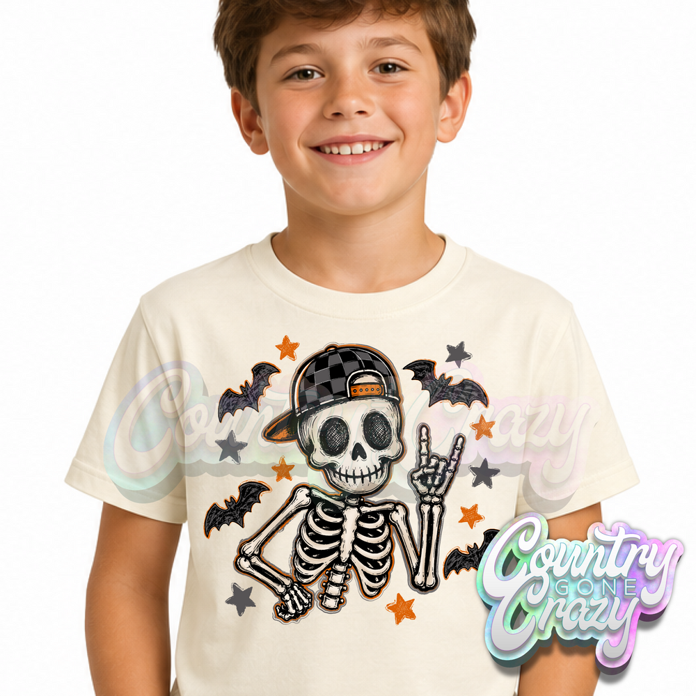 CHECKERED BOY SKELETON