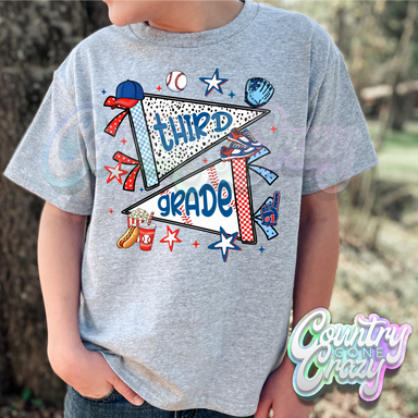 THIRD GRADE BASEBALL PENNANT-Country Gone Crazy-Country Gone Crazy