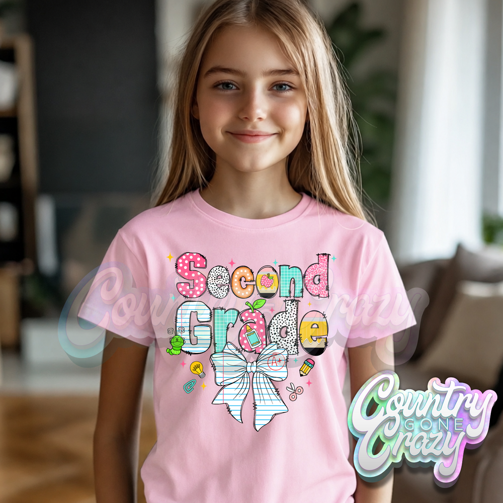 SPIRAL BOW // GRADE LEVEL // T-SHIRT