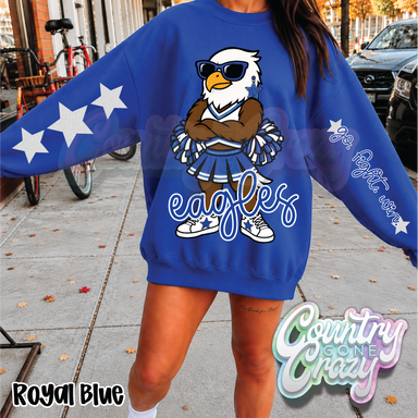 BLUE EAGLES • STAR CHEER• SWEATSHIRT •-Country Gone Crazy-Country Gone Crazy