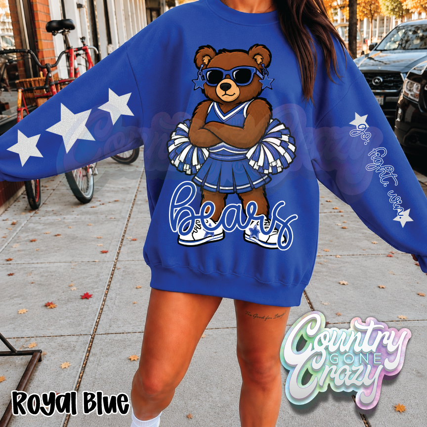 ROYAL BEARS • STAR CHEER• SWEATSHIRT •