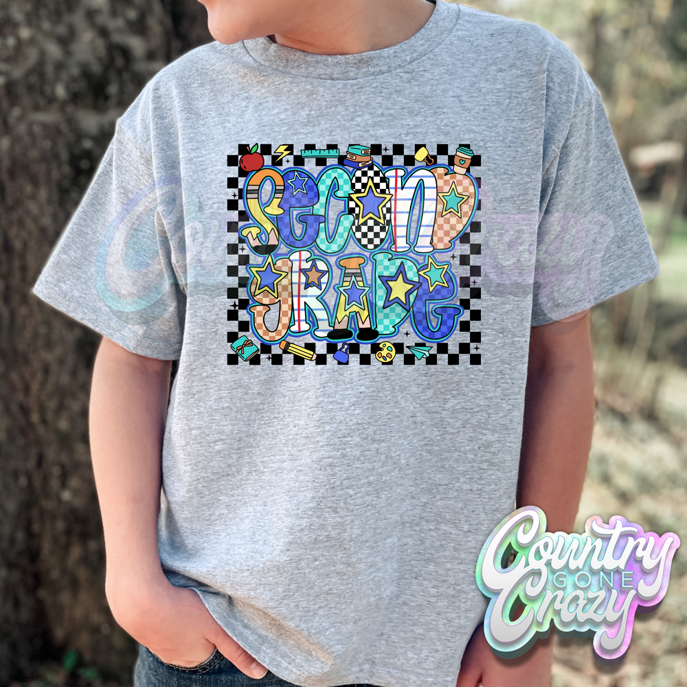 CHECKERED // GRADE LEVEL // T-SHIRT